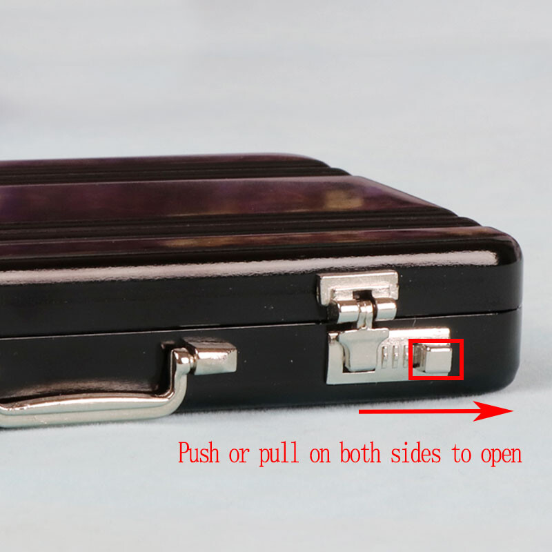 Mini Bőrönd Jelszó Készpénz Pénzdoboz Babák Bútormodell Képzés Játék Játékok Babaházhoz Kiegészítők Gyerekek Ajándék