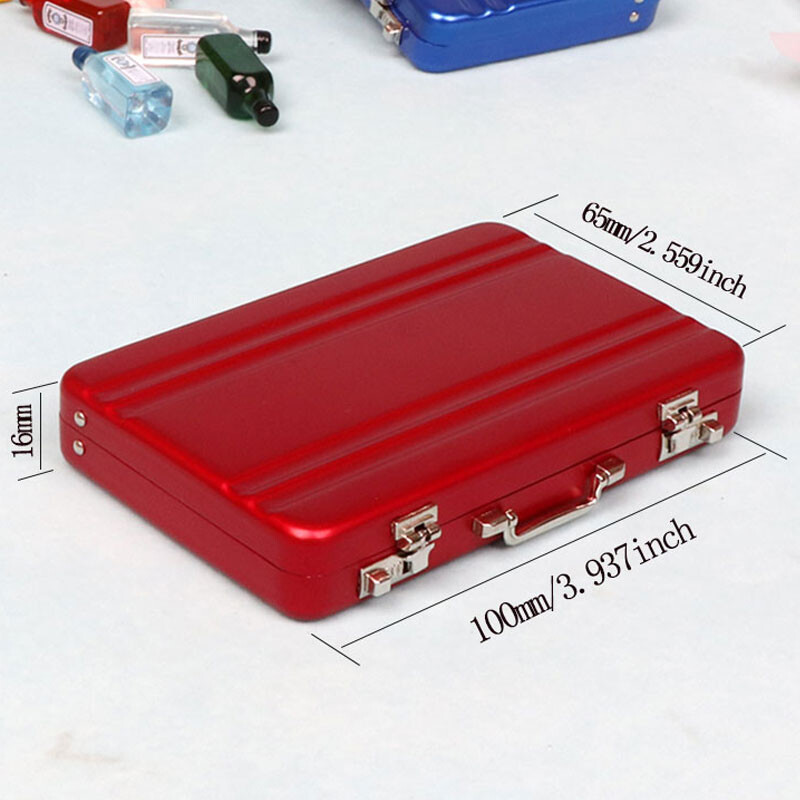 Mini Bőrönd Jelszó Készpénz Pénzdoboz Babák Bútormodell Képzés Játék Játékok Babaházhoz Kiegészítők Gyerekek Ajándék