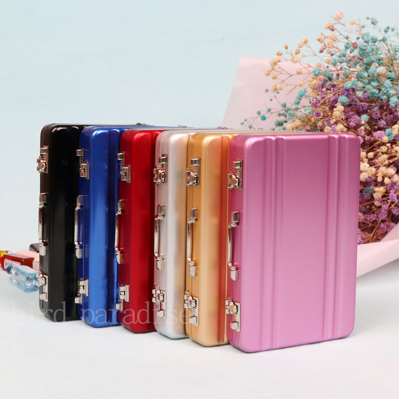 Mini Bőrönd Jelszó Készpénz Pénzdoboz Babák Bútormodell Képzés Játék Játékok Babaházhoz Kiegészítők Gyerekek Ajándék