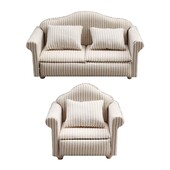 Babaház kanapé szimulációs miniatűr bútor párnás lakberendezéssel