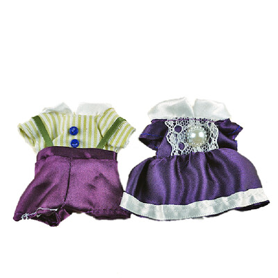 Miniatura 1/12 Animal de pădure Familie cameră de dormit Comodă Jucărie de simulare pentru copii Haine de iepure 9 Stiluri Fete Joacă de prefă