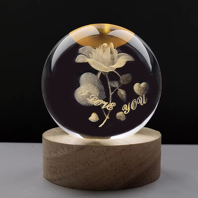 Flamingo üvegkristálygömb napelemes rendszer Bolas De Nieve Cristal tömörfa alaplap asztali dekoráció hógömb Decoração Para Quarto