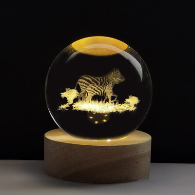 Flamingo üvegkristálygömb napelemes rendszer Bolas De Nieve Cristal tömörfa alaplap asztali dekoráció hógömb Decoração Para Quarto