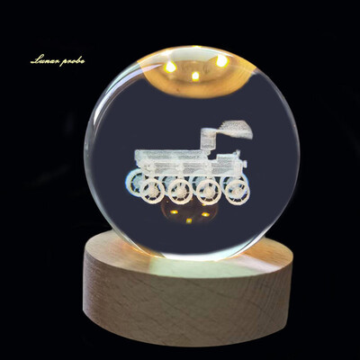 Flamingo üvegkristálygömb napelemes rendszer Bolas De Nieve Cristal tömörfa alaplap asztali dekoráció hógömb Decoração Para Quarto