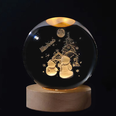 Flamingo üvegkristálygömb napelemes rendszer Bolas De Nieve Cristal tömörfa alaplap asztali dekoráció hógömb Decoração Para Quarto