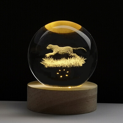 Flamingo üvegkristálygömb napelemes rendszer Bolas De Nieve Cristal tömörfa alaplap asztali dekoráció hógömb Decoração Para Quarto