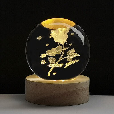 Flamingo üvegkristálygömb napelemes rendszer Bolas De Nieve Cristal tömörfa alaplap asztali dekoráció hógömb Decoração Para Quarto