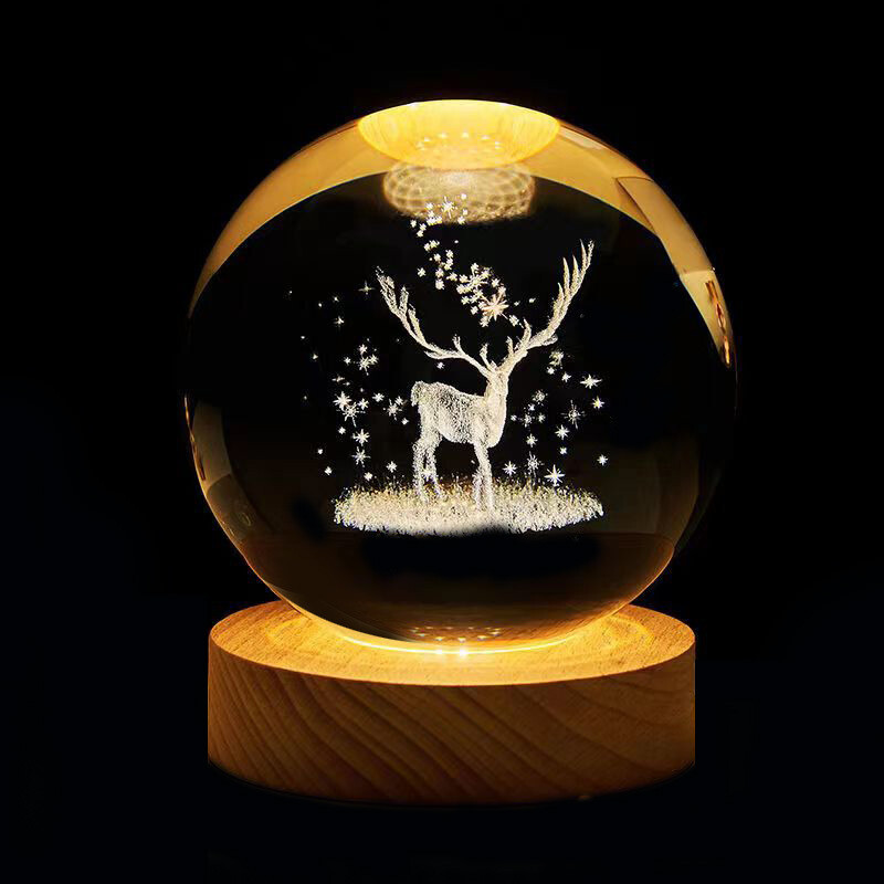 Flamingo üvegkristálygömb napelemes rendszer Bolas De Nieve Cristal tömörfa alaplap asztali dekoráció hógömb Decoração Para Quarto