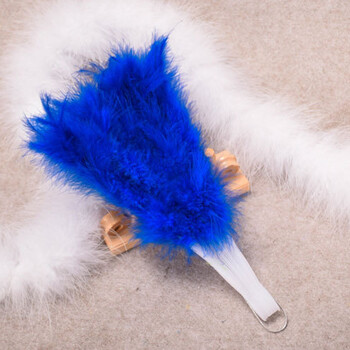 Βεντάλια χεριών Fluffy Feather Fans Performance Dance Folding Fans Photo Props Classical Performance Διακόσμηση γαμήλιου πάρτι για το σπίτι