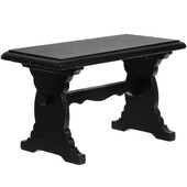 Kar nélküli szerelmes szék miniatűr bútor 1 12 méret babaház kiegészítők játék barkács dekoráció dísz fa íróasztal