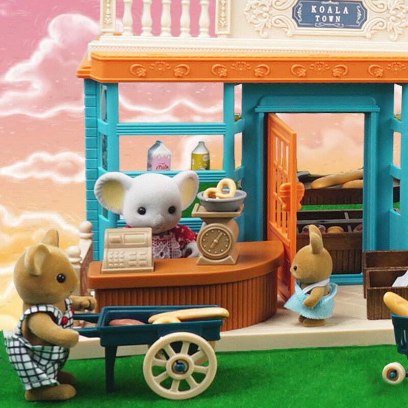 1:12 Lesné zvieratá Rodinná miniatúrna súprava nábytku Dekorácie pre domčeky pre bábiky Králik Panda Veverička Medveď Vytlačené hračky pre dievčatá