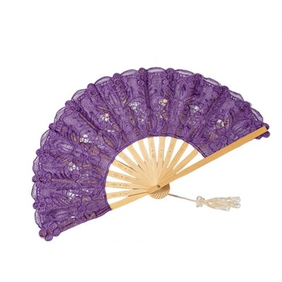 Nešiojamas sulankstomas vėduoklė Vintažinis nėrinių sulankstomas ventiliatorius su tuščiaviduriais šonkauliais Europos šokių vakarėlio nuotraukų rekvizitai moterims