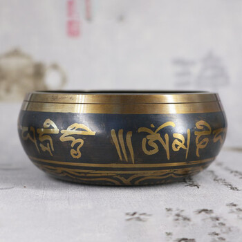 Νεπάλ Θιβετιανό Sing Bowl Himalayan Buddhist Yoga Meditation Tibetan Chanting Bowl Γιόγκα Μπολ Χάλκινο κοφτερό αυτί