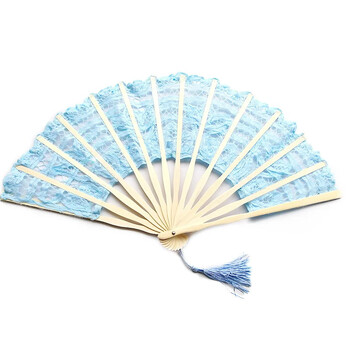 Retro Palace Lace Folding Fan Handmade Bamboo Dance Fan Wedding Party Photography Props Διακοσμητικά για το σπίτι