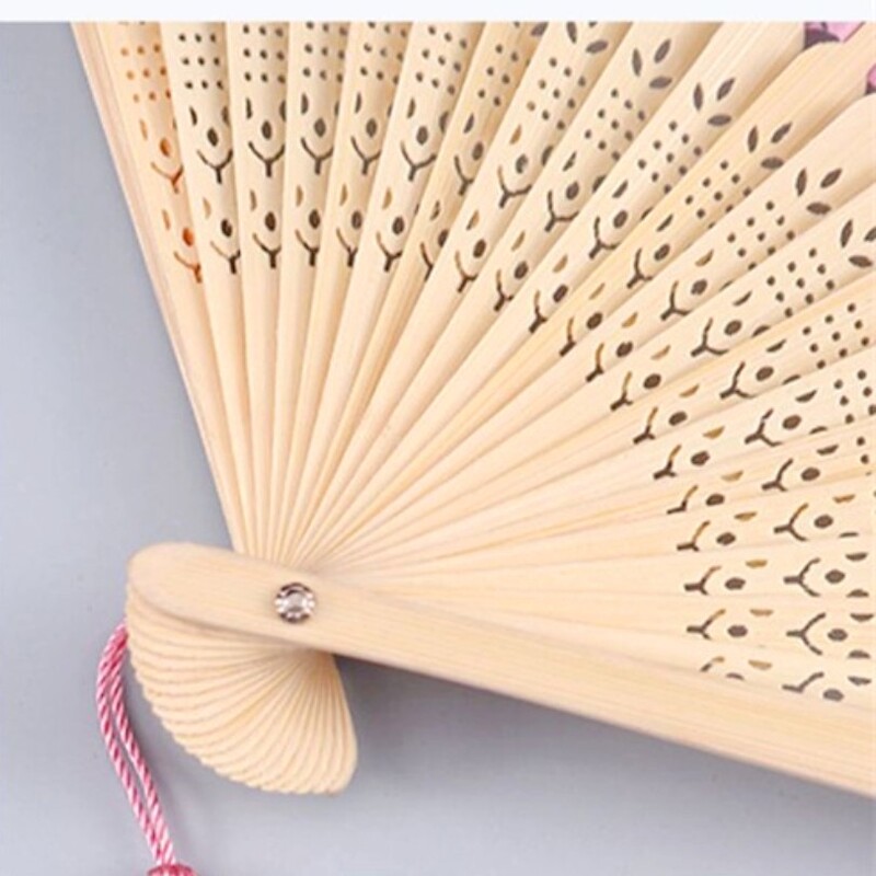 Vintage hodvábny skladací ručný ventilátor, čínsky japonský bambusový ventilátor, remeselné darčeky, dámske tanečné rekvizity, bytové dekorácie, ozdoby