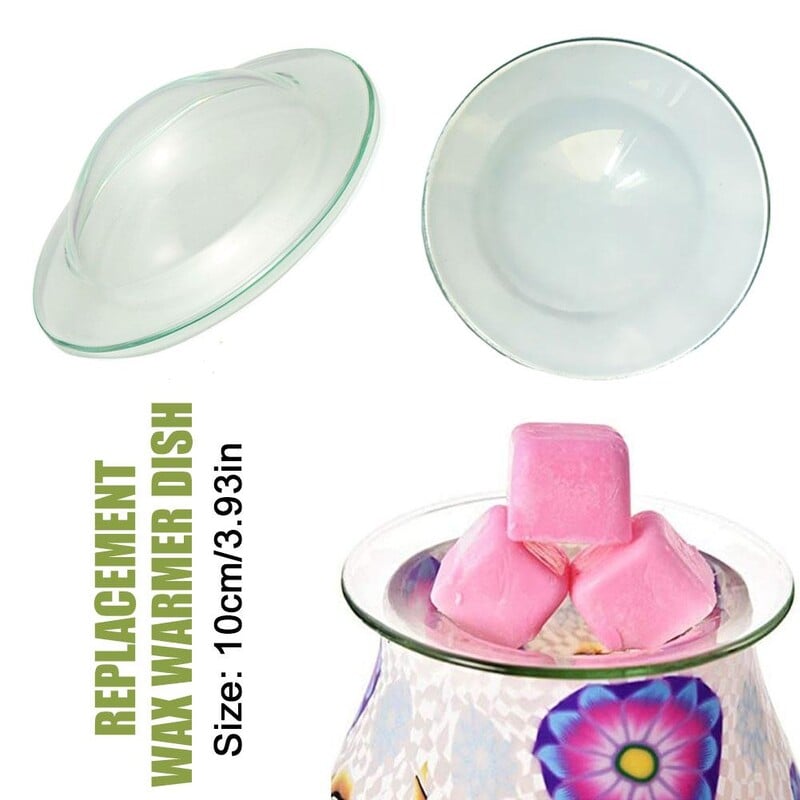 Lampă pentru aromoterapie Placă cu ulei esențial Vasă din sticlă pentru aromoterapie Placă de tămâie cu frunze mari de lotus Mașină pentru aromaterapie