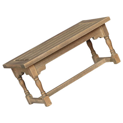 Rašomasis stalas Miniatiūriniai baldai Biuro namai Kavos staliukai Lėlių namelio ornamentas 1/ 12 Baldai Medinės lėlės