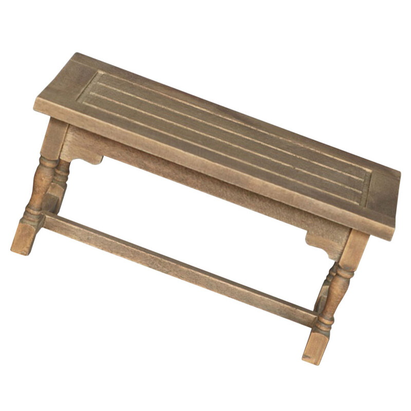 Rašomasis stalas Miniatiūriniai baldai Biuro namai Kavos staliukai Lėlių namelio ornamentas 1/ 12 Baldai Medinės lėlės