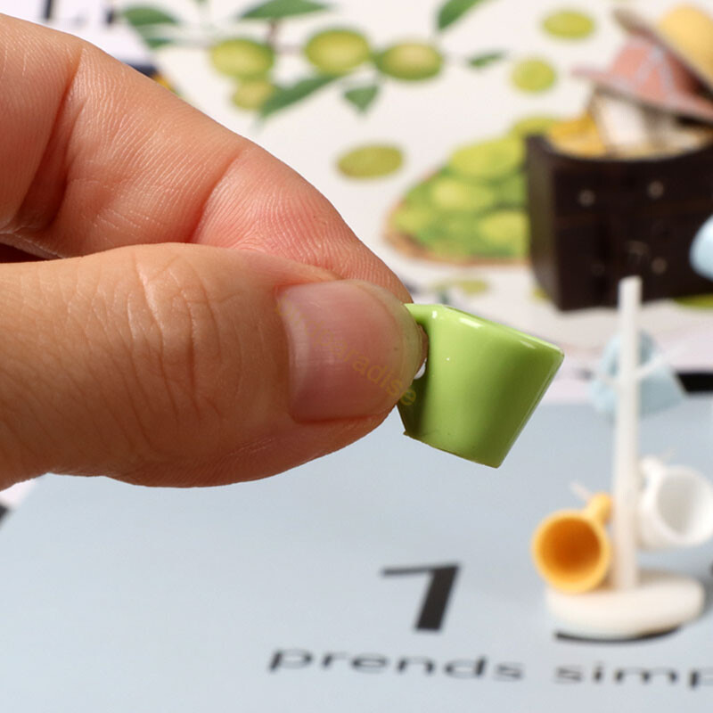 Babák Miniatűr kiegészítők Mini teáscsésze készlet állványos pohártartó Modell Pretend Play Konyhabútor Barbie Ob11 Dollhouse Deco számára