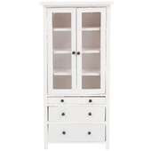 Játékok Dekoráció Házmodell Mini Bútor Miniatűr Szekrény és Kiegészítők 1/12 Babaház Fehér Konyha Miniatűrök