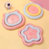 Desszert magas szépségű tányér otthoni asztali légkör dekoráció színes tál körömdíszítő tál macskatál kerámia gabonatál