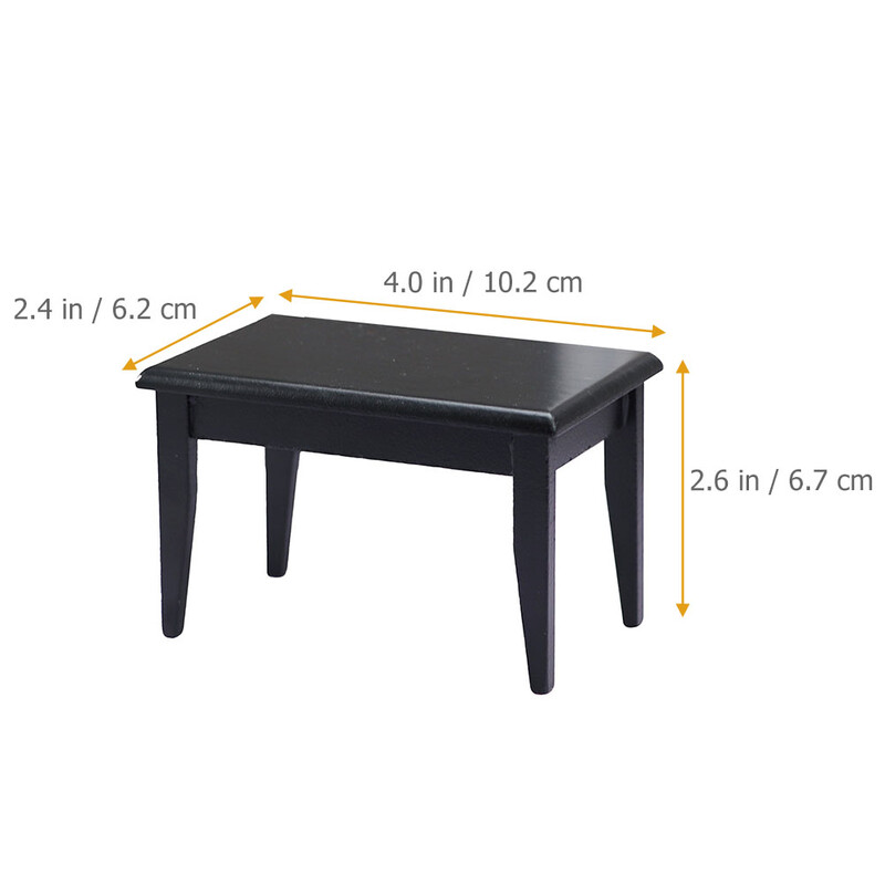 5 ks mini jedálenský stôl miniatúrny domčekový nábytok pre mierku 1/12 figúrka príslušenstvo dekorácia stolička mikro scéna
