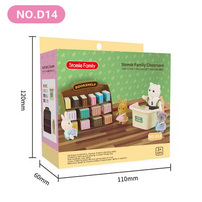 2022 Mobilier nou Accesorii pentru miniatura Forest Family Miniatura 1/12 Slide Accesorii pentru casa de papusi Jucarie pentru copii Cadouri Miniaturi