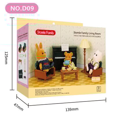 2022 Mobilier nou Accesorii pentru miniatura Forest Family Miniatura 1/12 Slide Accesorii pentru casa de papusi Jucarie pentru copii Cadouri Miniaturi