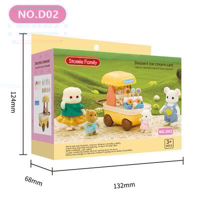 2022 Mobilier nou Accesorii pentru miniatura Forest Family Miniatura 1/12 Slide Accesorii pentru casa de papusi Jucarie pentru copii Cadouri Miniaturi