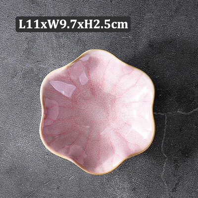 Lotus ékszer zöld tálca kerámia gyűrű nyaklánc edény kulcstartó aranyos gyűrű csecsebecsetartó lány hálószoba otthoni dekoráció szervezése