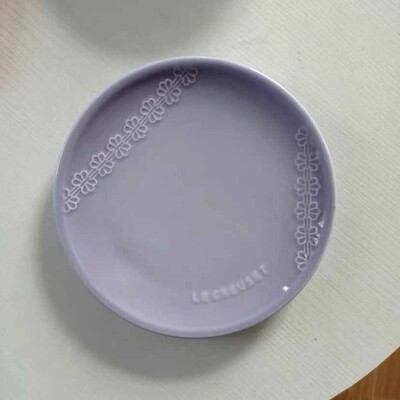 Francia csipke tányér, francia étkészlet, kerámia háztartási tányér, desszerttál, reggeliző étkészlet