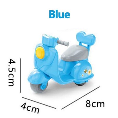 Karikatūra Q miniatūrs motocikls, 6 stilu atpakaļvelkama automašīna