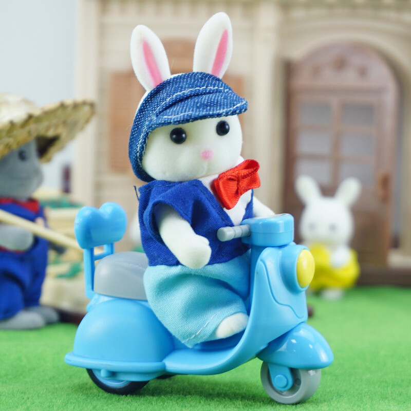 Karikatūra Q miniatūrs motocikls, 6 stilu atpakaļvelkama automašīna