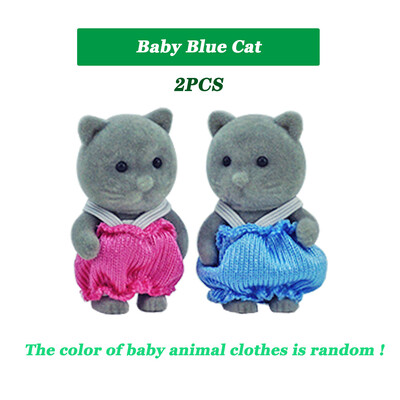 Elephant Baby Dollhouse Vonios kambarys „Pasidaryk pats“ tualeto reikmenys 1/12 Forest Family Miniatiūros Baldai lėlėms Žaislas Virtuvė Mergaitei Dovanos