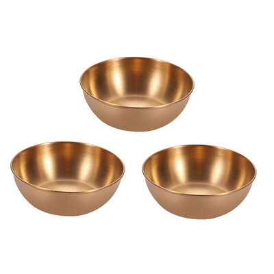 3бр. Съд за соев сос от неръждаема стомана Малко ястие Съд за подправки за сос Домашен хотел Кухня Японски съд за потапяне в сос