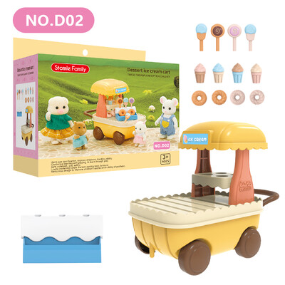 Lesná rodinná bábika 1:12 Domček pre bábiky Kuchynské doplnky Mini model Sobí zviera Miniatúrny nábytok Hra na hranie pre dievčatá Darčeky
