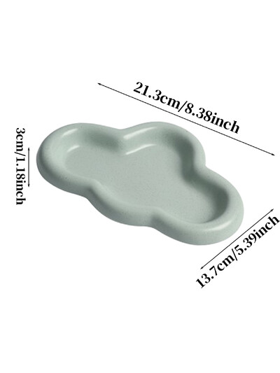 Keramický podnos na šperky A Premium Feeling Cloud, dizajn niky, bytová dekorácia, obývacia izba, aranžmán šperkov