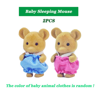 Velykų zuikio modeliavimas Miško gyvūno kūdikių žaislai Triušių šeimos lėlės Lėlių namelio figūrėlės Kolekcinis žaislas 4,5 cm baldų komplektas, dovana