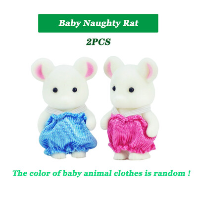 Velykų zuikio modeliavimas Miško gyvūno kūdikių žaislai Triušių šeimos lėlės Lėlių namelio figūrėlės Kolekcinis žaislas 4,5 cm baldų komplektas, dovana