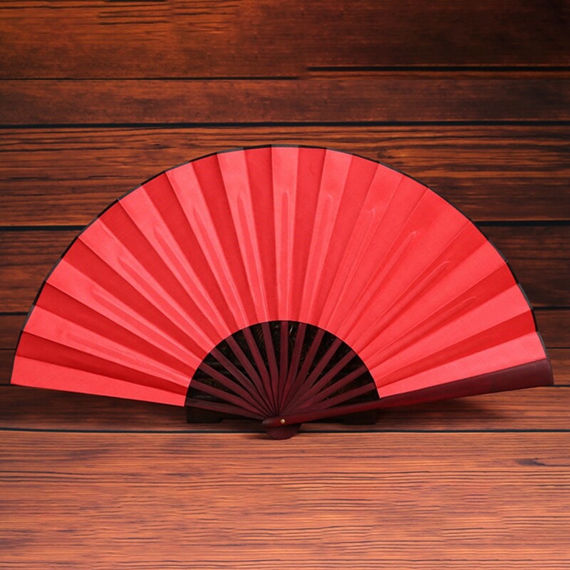 8 hüvelyk üres, összecsukható ventilátor, keleti stílusú, kézi ventilátor, összecsukható selyemszövet ventilátor, barkácsolás, írás és festés diákoknak kávézó