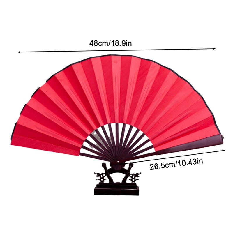 8 hüvelyk üres, összecsukható ventilátor, keleti stílusú, kézi ventilátor, összecsukható selyemszövet ventilátor, barkácsolás, írás és festés diákoknak kávézó