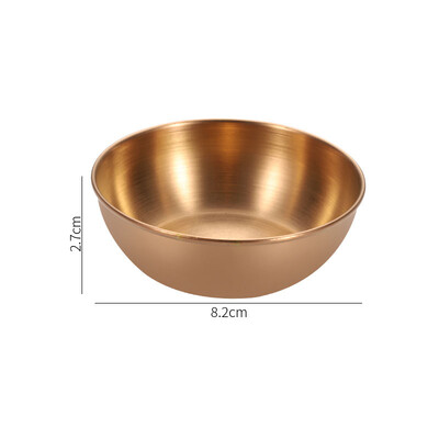 Nerūdijančio plieno padažo indas Prieskonių indas karštas puodas panardinimo dubuo mažas maisto padažo puodelis sušių acto sojų lėkštė užkandžių padėklas