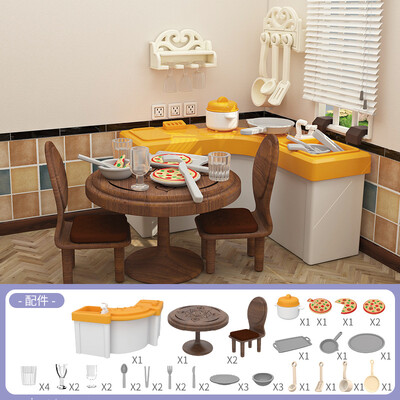 mini supermarket jocuri cumpărături casă de păpuși accesorii mobilier jucării pentru educație intelectuală pentru copii jucării de interacțiune cu familia