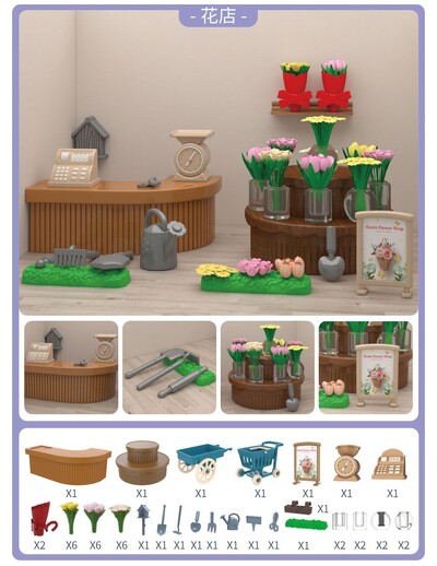 mini supermarket jocuri cumpărături casă de păpuși accesorii mobilier jucării pentru educație intelectuală pentru copii jucării de interacțiune cu familia