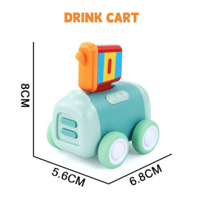 6 stilių gurmaniškas animacinis filmas Q versija, mini, atsitraukiama mašina, bulvytės, mėsainiai, sūpynės, inercija, žaislas, lėlių namelis, berniukas, žaislas, vaikų gimtadienio dovana