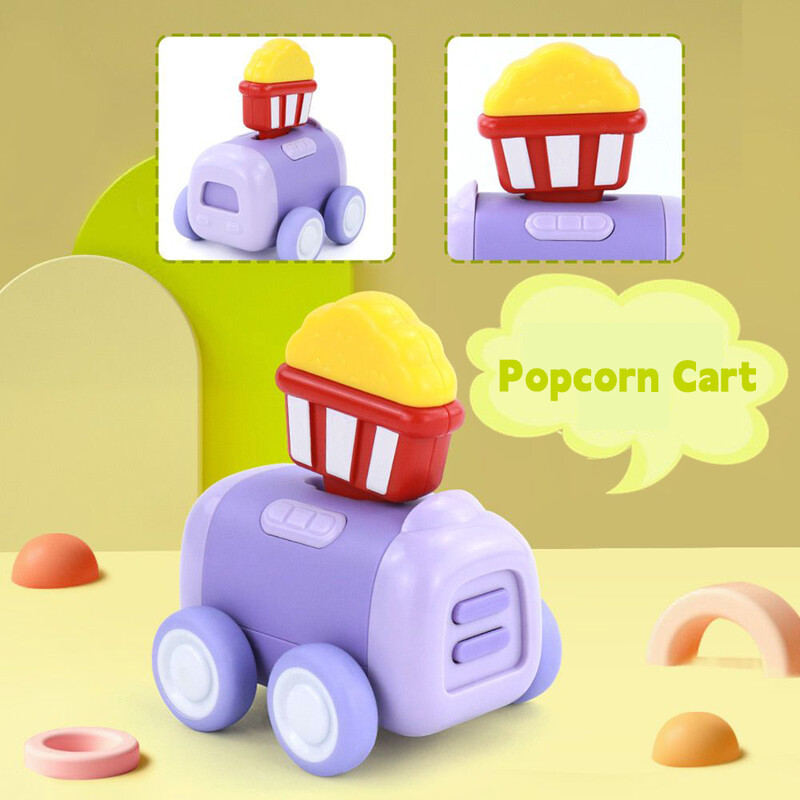 6 stilių gurmaniškas animacinis filmas Q versija, mini, atsitraukiama mašina, bulvytės, mėsainiai, sūpynės, inercija, žaislas, lėlių namelis, berniukas, žaislas, vaikų gimtadienio dovana