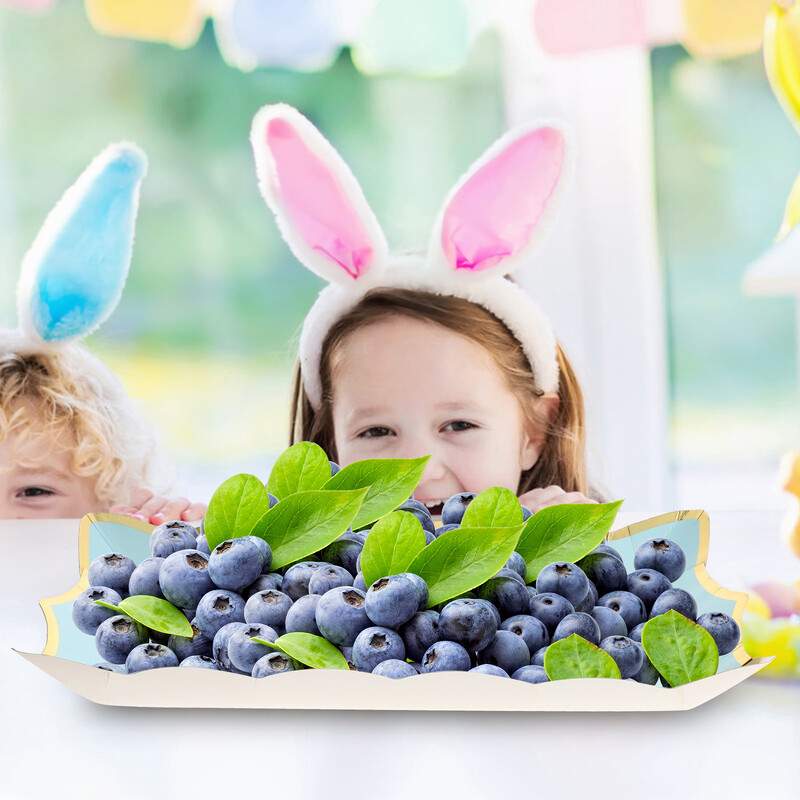 4 vnt Kvadratinės popierinės nėrinių lėkštės vaisių padėklai Maisto tiekimo indai Kartoniniai serviravimo lėkštės vakarėlio saldainių stalui