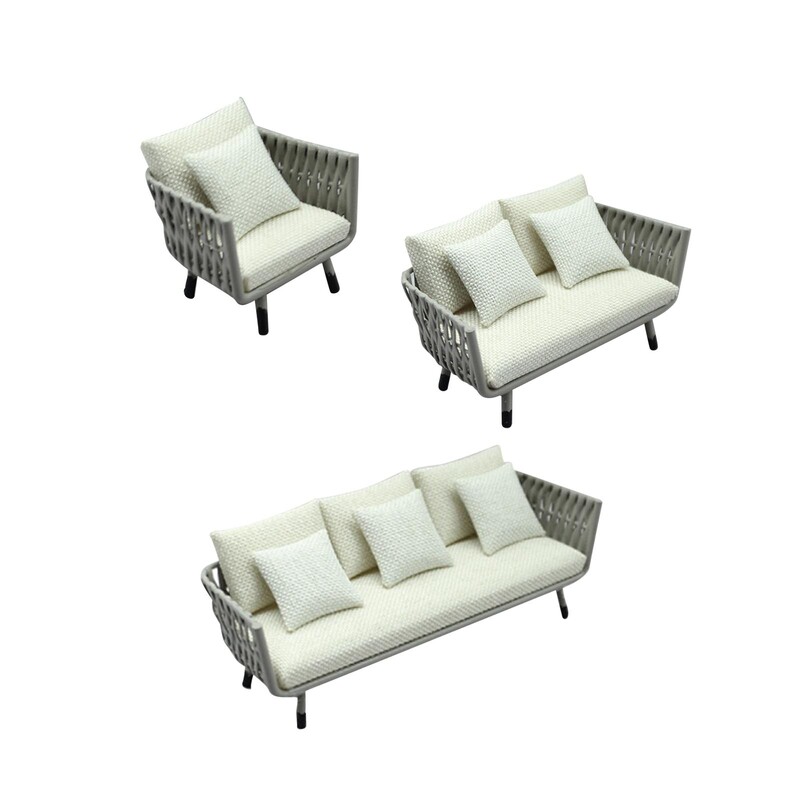 1/12 mastelio lėlių namelio sofos modeliavimas, apsimetinėjamas žaislas, skirtas fotorekvizitais Vaikams žaislas BJD lėlės dalys modelio scenos dekoravimas gyvenamasis kambarys