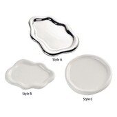 Керамичен съд за бижута Неправилен поднос за бижута Органайзер за бижута за дъщеря съпруга Жени Момичета Подаръци за шаферки