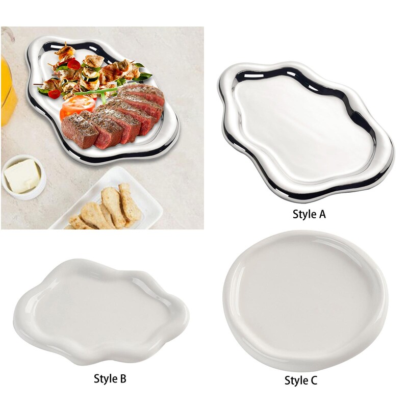 Керамичен съд за бижута Неправилен поднос за бижута Органайзер за бижута за дъщеря съпруга Жени Момичета Подаръци за шаферки